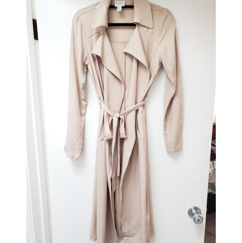 Cream Waterfall Duster